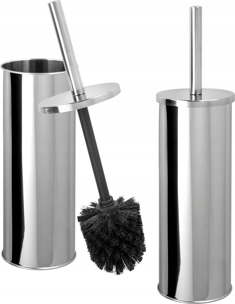 Wc kefe Ezüst Króm Függő Álló Acél Fürdőszoba