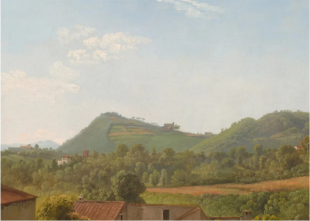Kép - Simon Denis, View Near Naples, reprodukciók (70x50 cm)