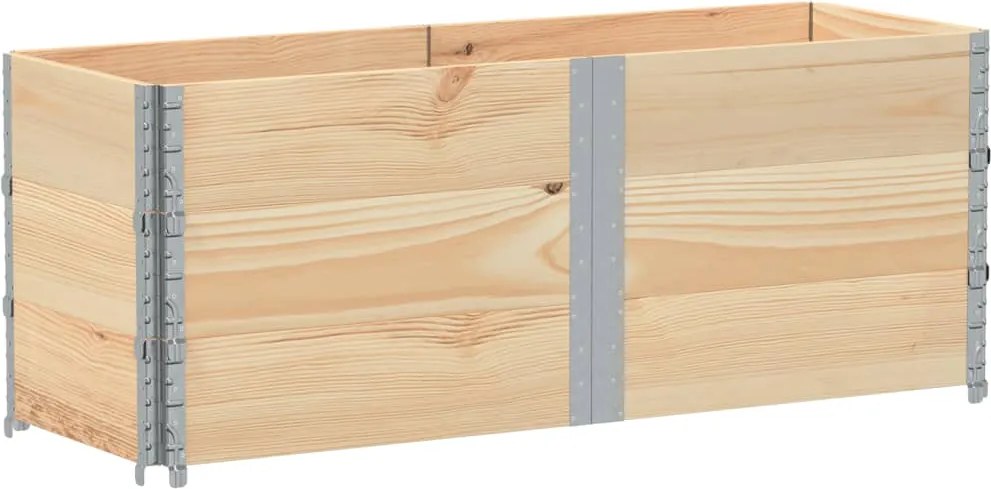 vidaXL tömör fenyőfa kerti virágláda 150 x 50 cm