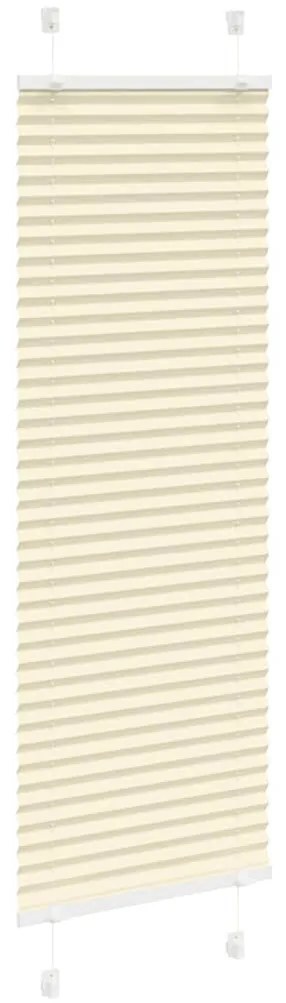 pliszírozott redőny krém 45x150 cm szövetszélesség 44,4 cm