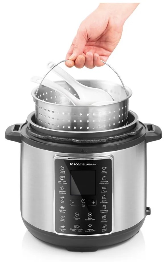 Elektromos kukta típusú rozsdamentes acél edény 5,5 l President – Tescoma