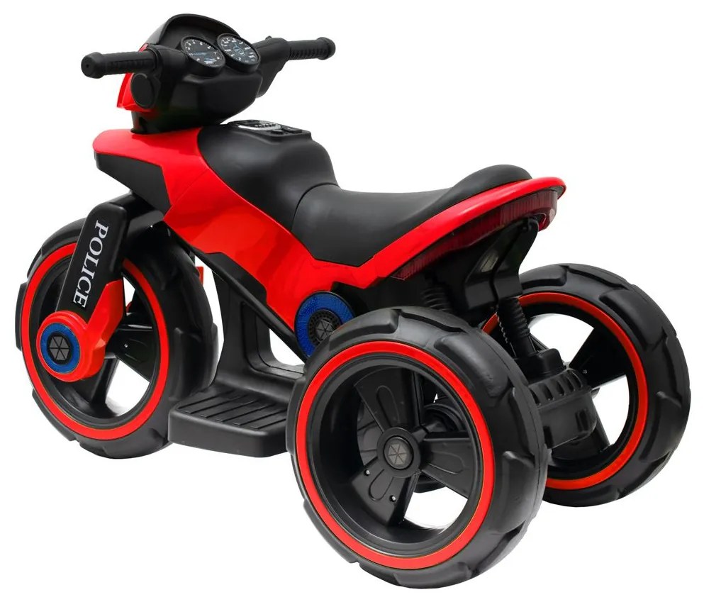 Gyermek elektromos motor Baby Mix POLICE piros