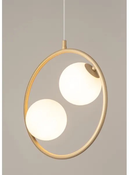 Csillár zsinóron AQUA 2xG9/12W/230V arany