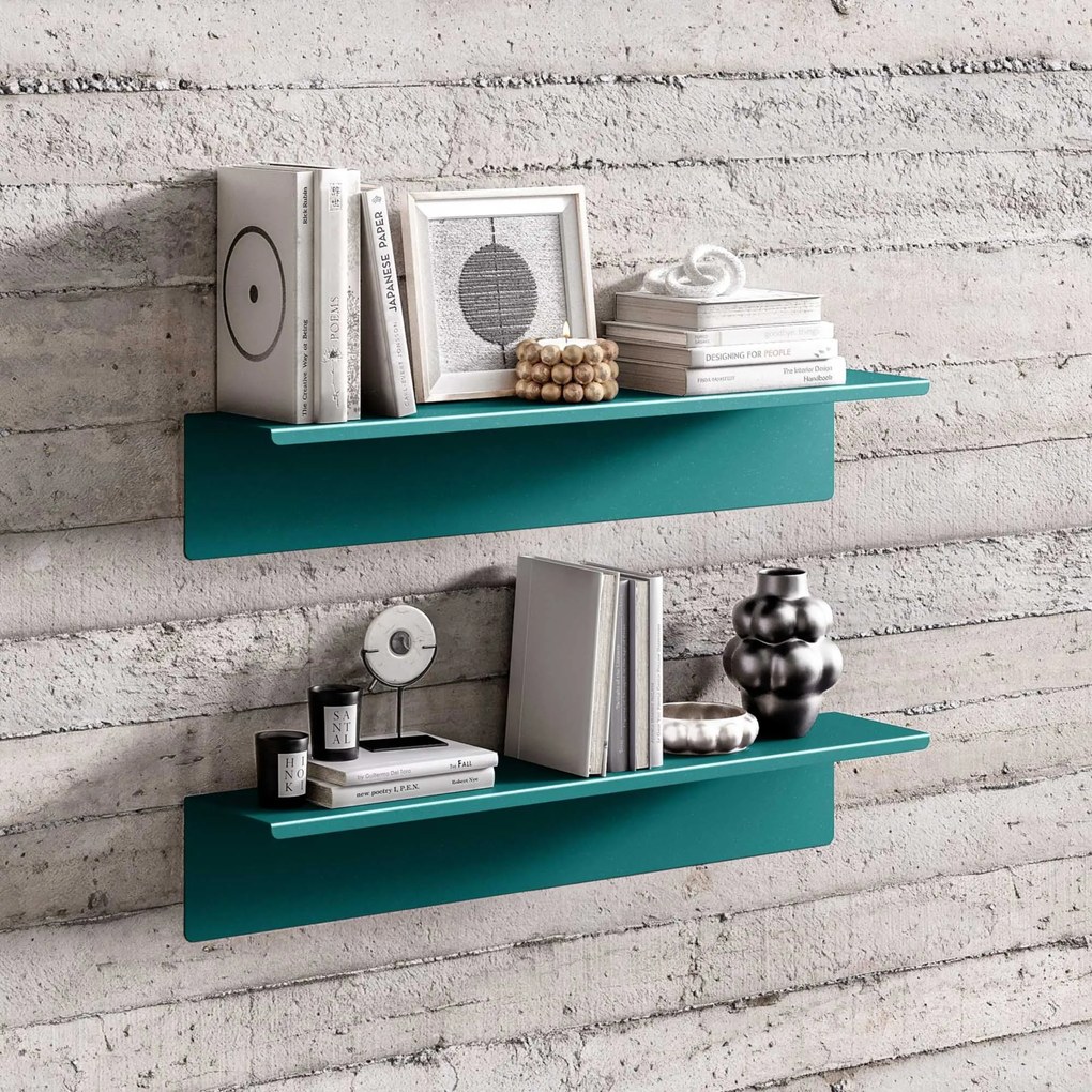 Fali polc JOANNE 700 mm, Modern: tengerszínű