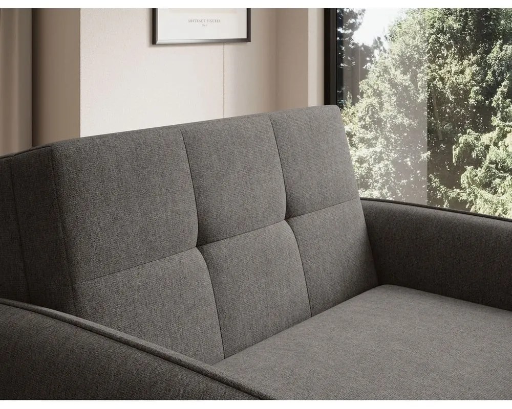 Sötétszürke fotel Laine – ELTAP