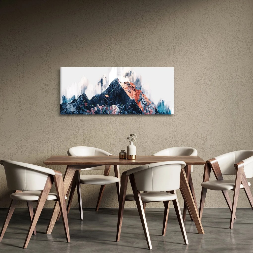 Kép - Absztrakt hegy (120x50 cm)