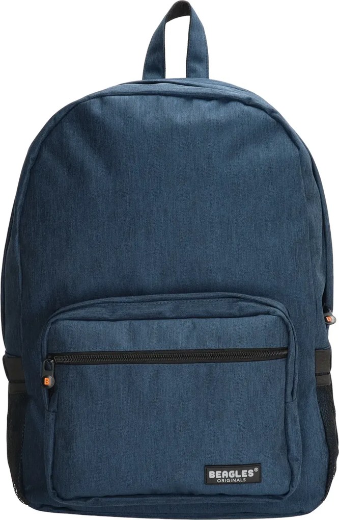 Kék könnyű iskolai hátizsák „Rock”