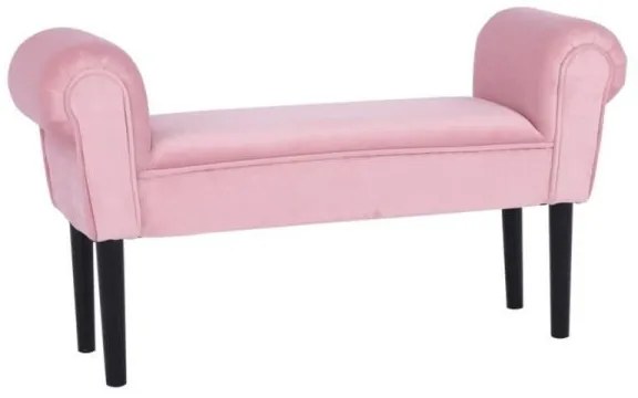 BURDA Velvet fáradt rózsaszín/fekete pad