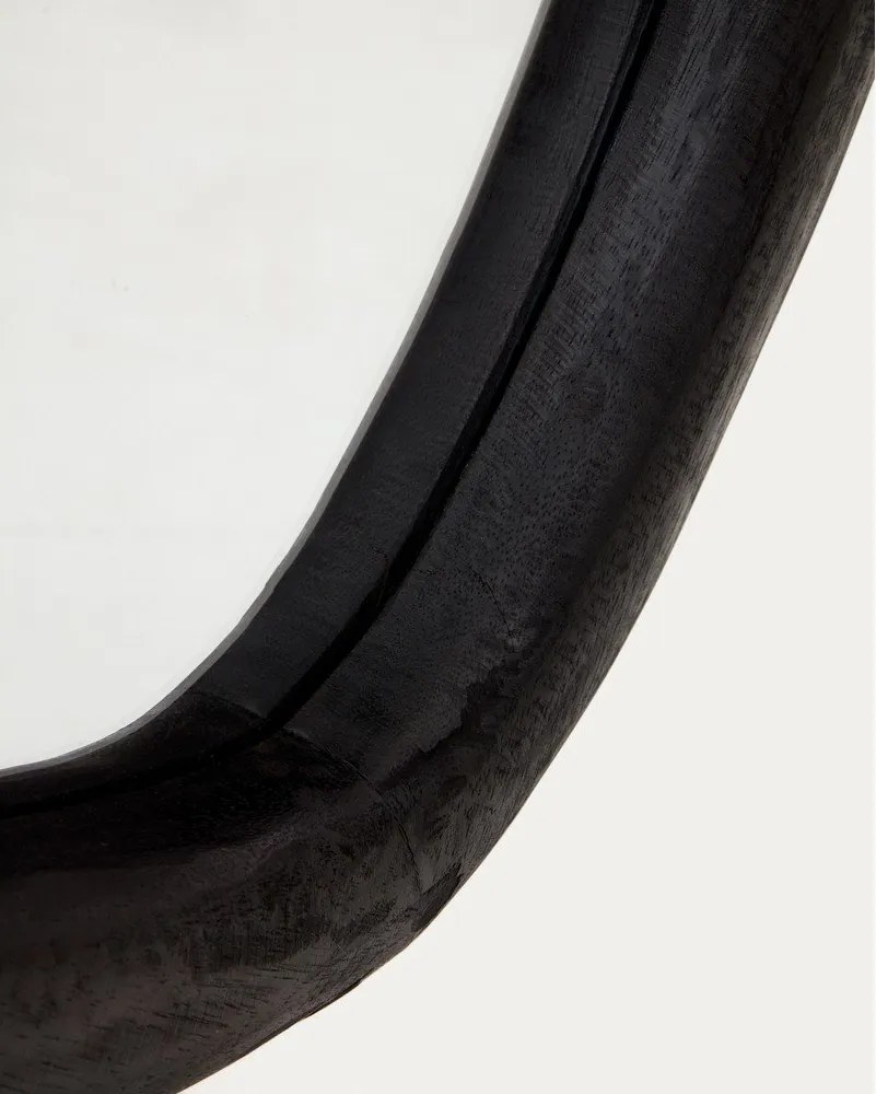 Fali tükör tömörfa kerettel 60x110 cm Magrit – Kave Home