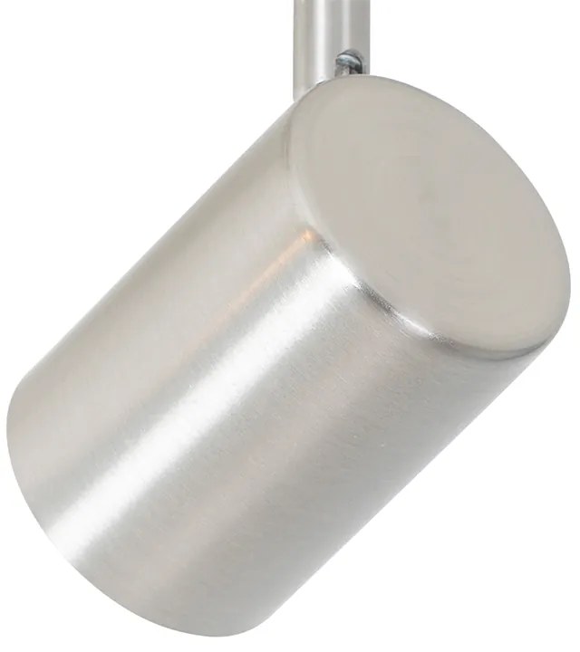 Modern mennyezeti lámpa acél 2-lámpás állítható - Jeana