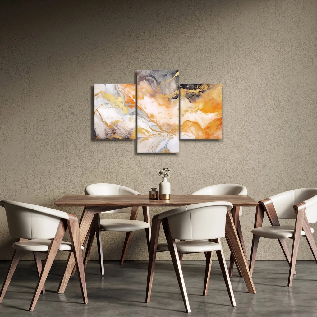 Kép - Márványozott háttér (90x60 cm)