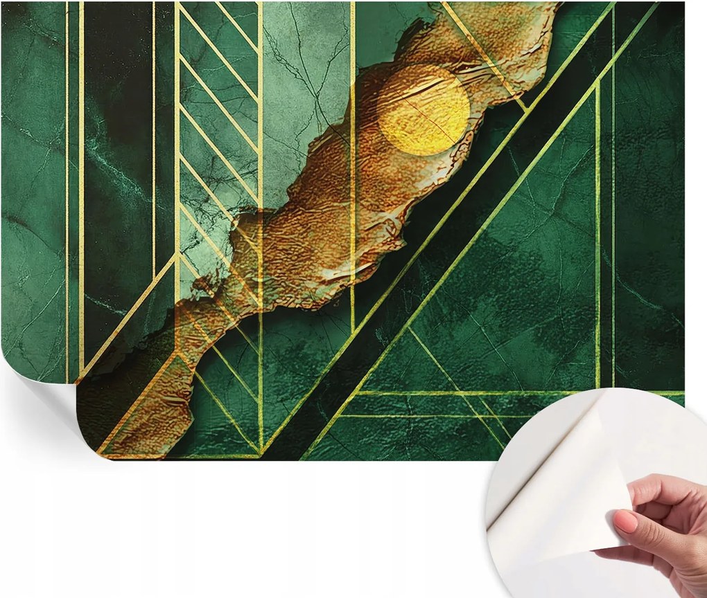 Dekoratív öntapadós tapéta Divatos geometriai minták feszültség 104x70