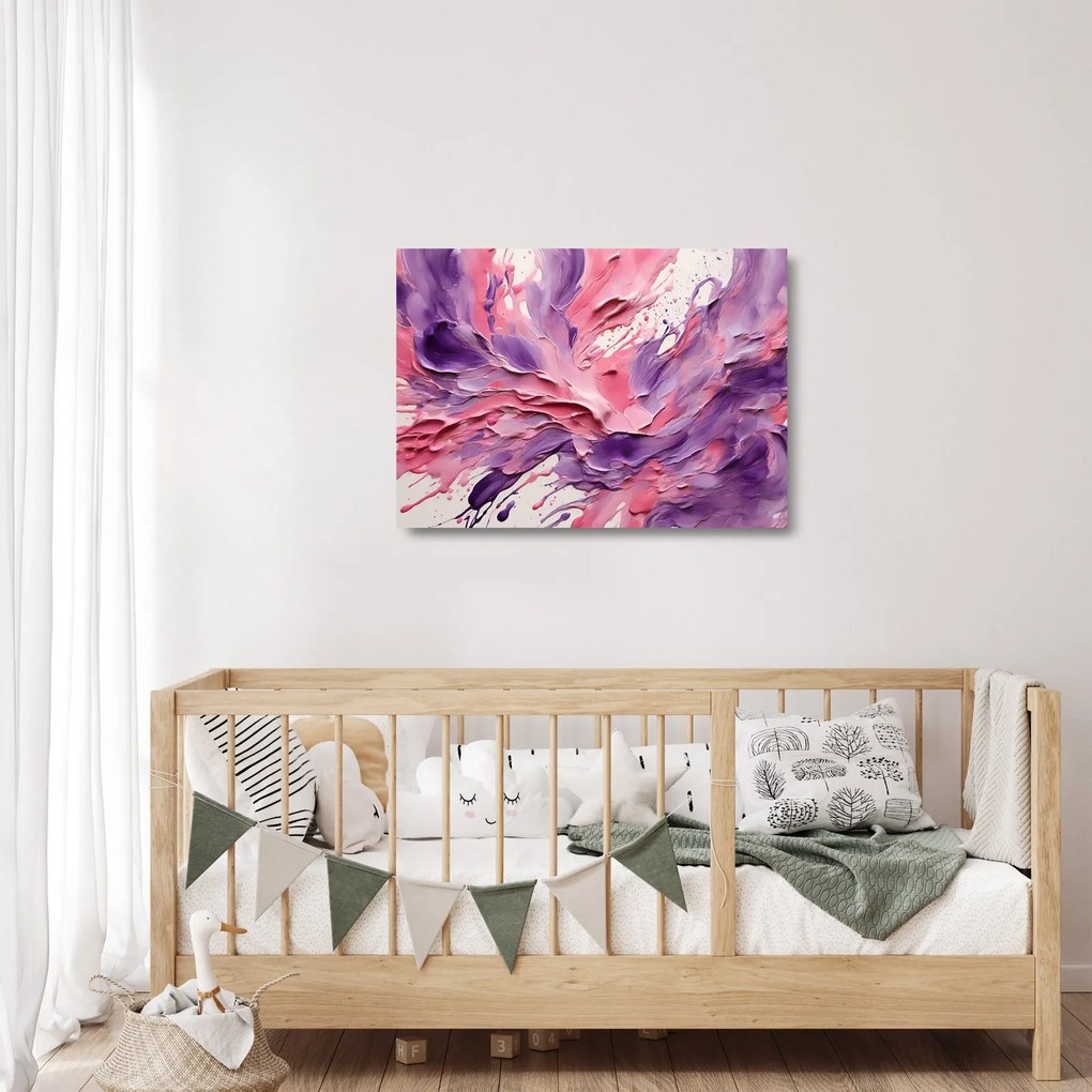 Üveg kép - Romantikus absztrakció (70x50 cm)