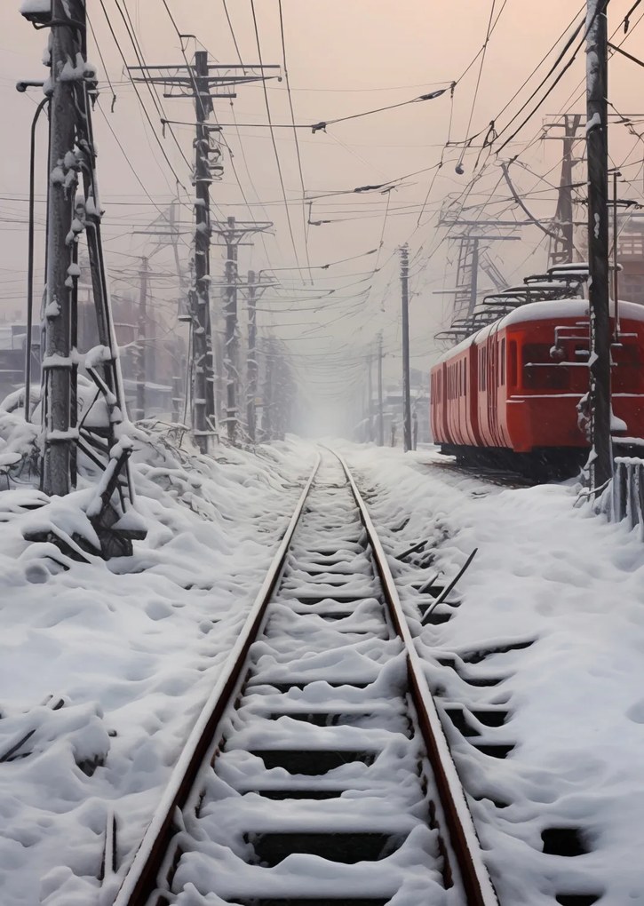 Poszter 67,5x95cm Utazás a síneken