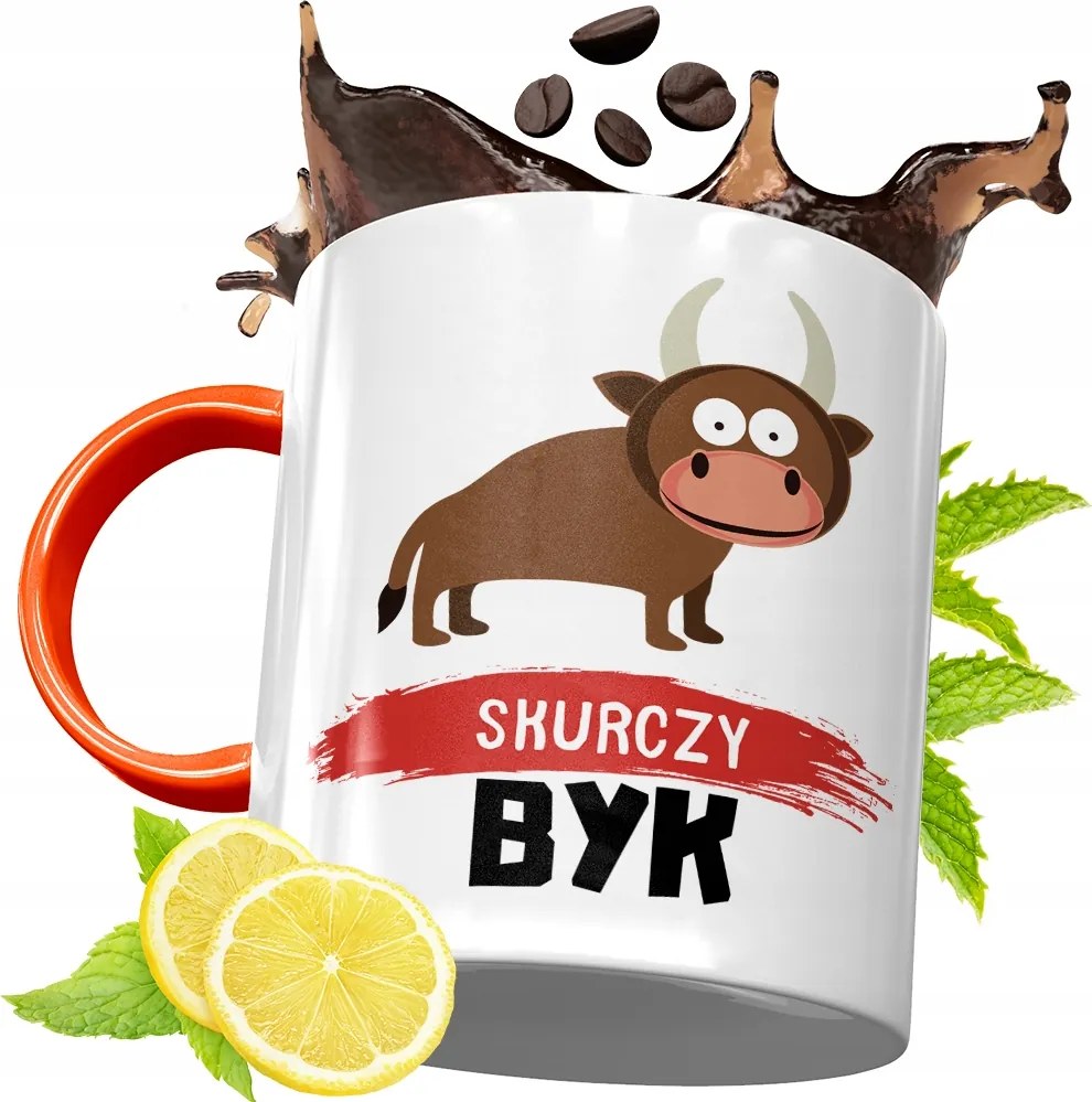 Narancssárga Vicces Bögre Vicces Ajándék fényképes nyomtatással