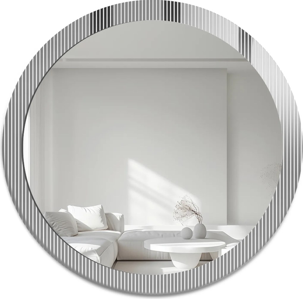 Kerek tükör díszüvegen Luxora Glimmer FI90 dekoratív