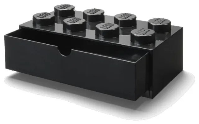 Brick fekete fiókos doboz, 31,6 x 11,3 cm - LEGO®