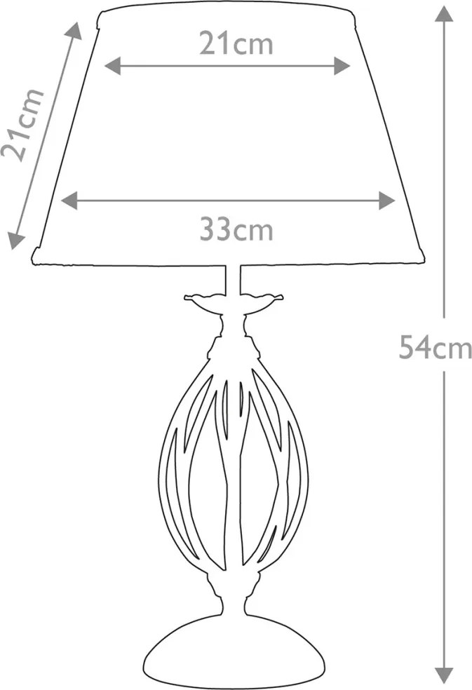 Elstead Lighting ARTISAN ART-TL-AGD-BRASS Asztali lámpa 1x60W/E27