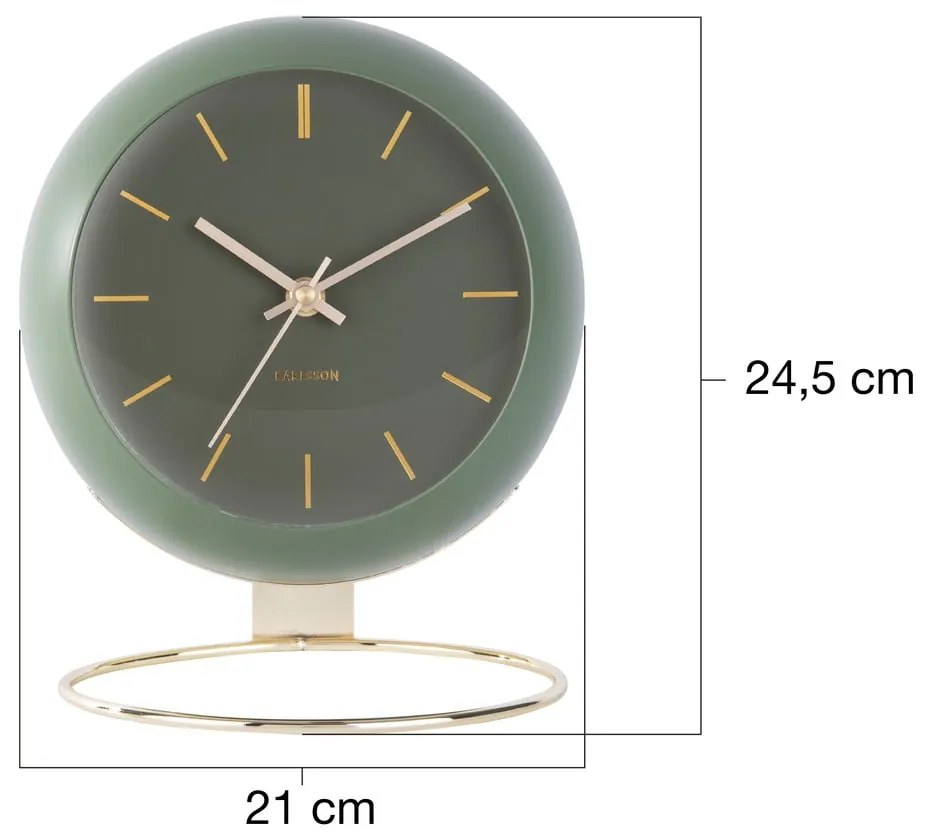 Asztali óra ø 21 cm Globe – Karlsson