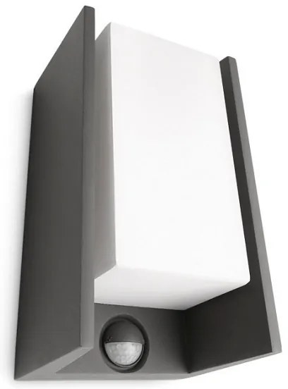 Philips - Kültéri fali lámpa érzékelővel BRIDGE 1xE27/15W/230V IP44