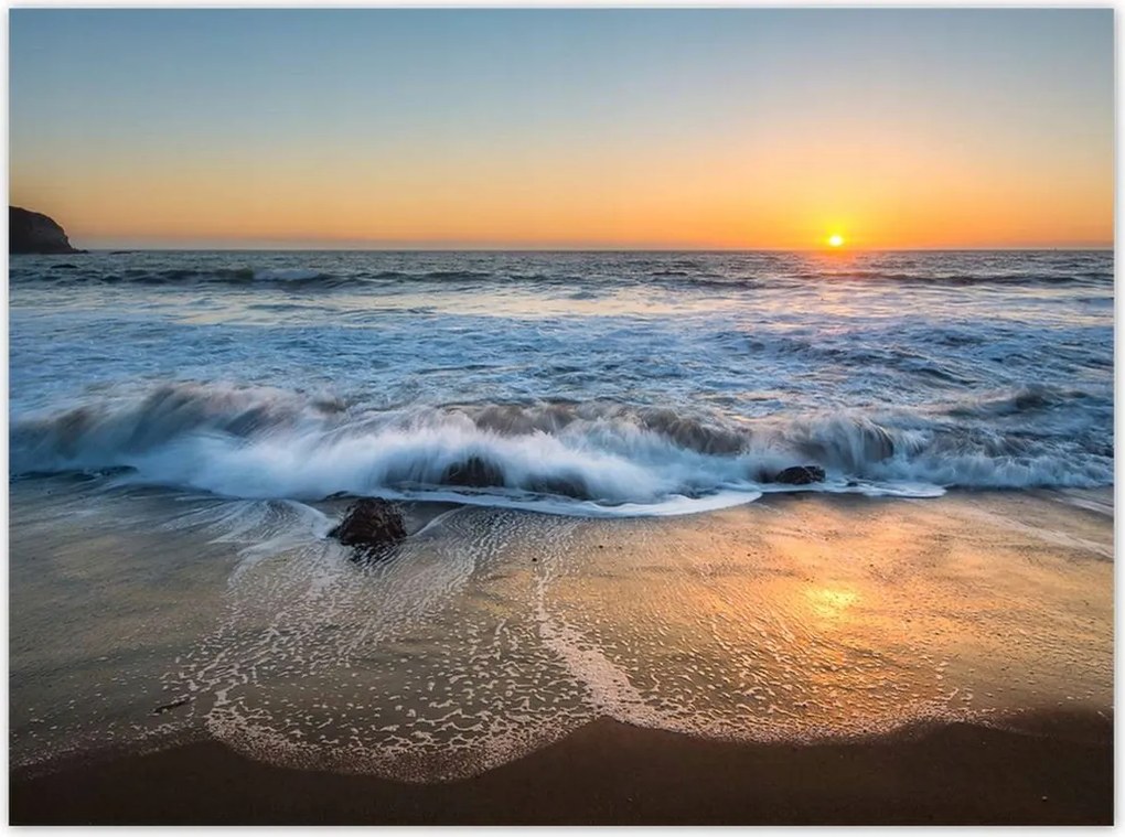 Poszterek 135x100 Naplemente Tengerpart