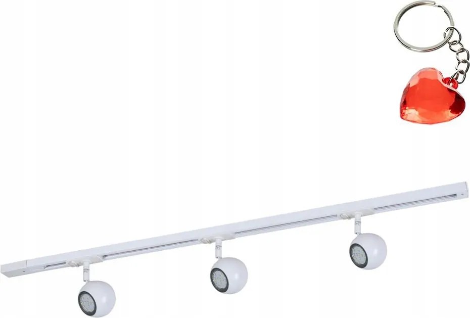 Sínre szerelhető spot lámpa Marvi Tr Blake 920303-3-WH-SET Italux