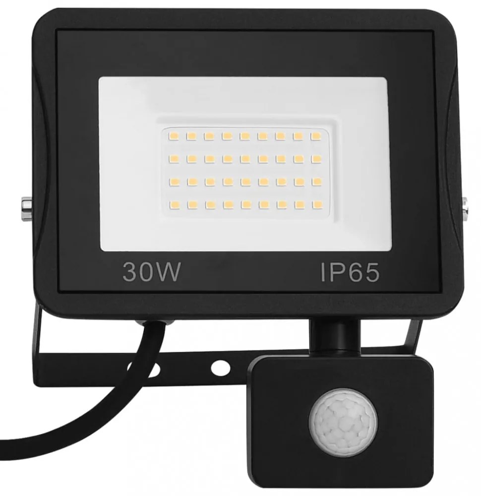 meleg fehér fényű szenzoros LED-reflektor 30 W