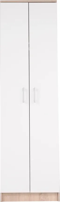 Akasztós szekrény, sonoma tölgy/fehér, ASTER