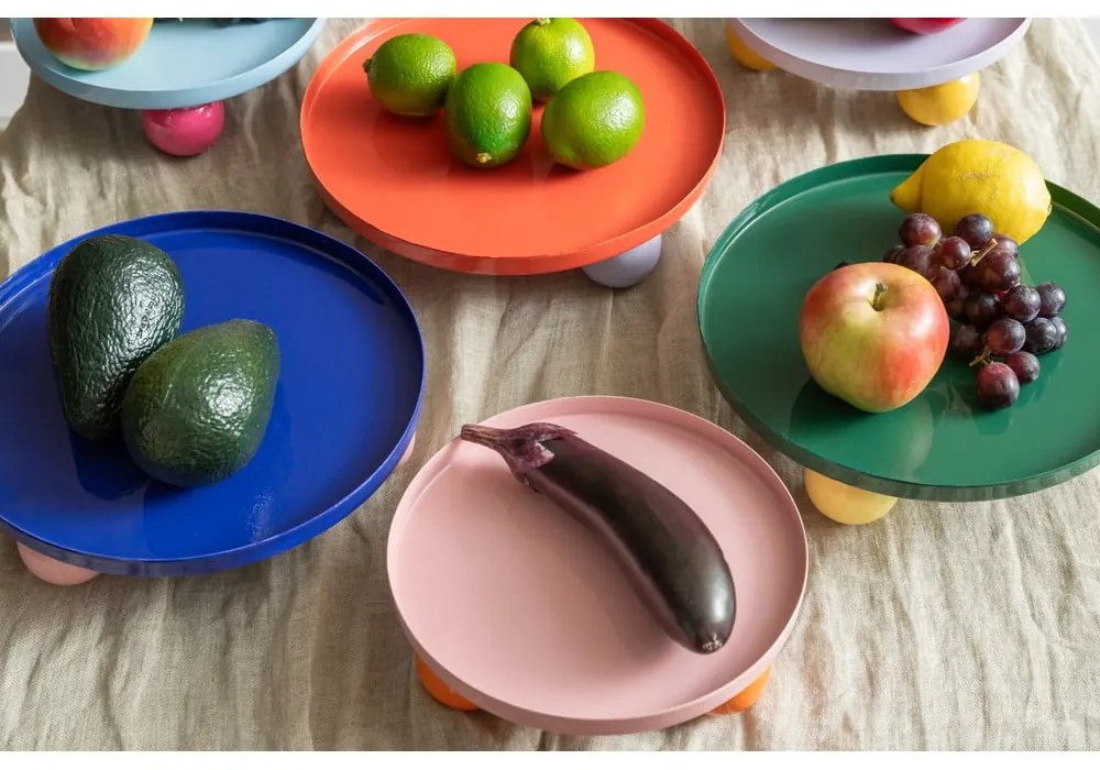 Fém dekoratív tálca ø 25 cm Double Funky – PT LIVING