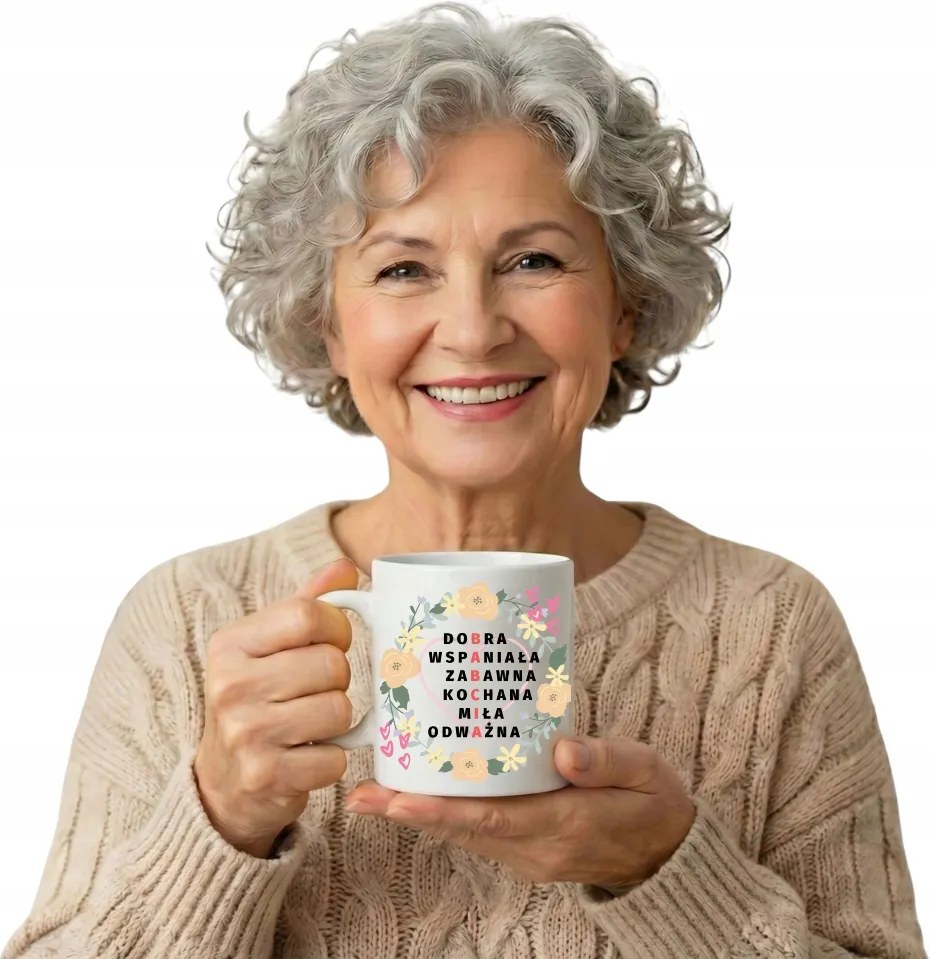 Nyomtatott Bögre Nagymamáknak Nagymama Napi Ajándék Kerámia Fehér 330 ml