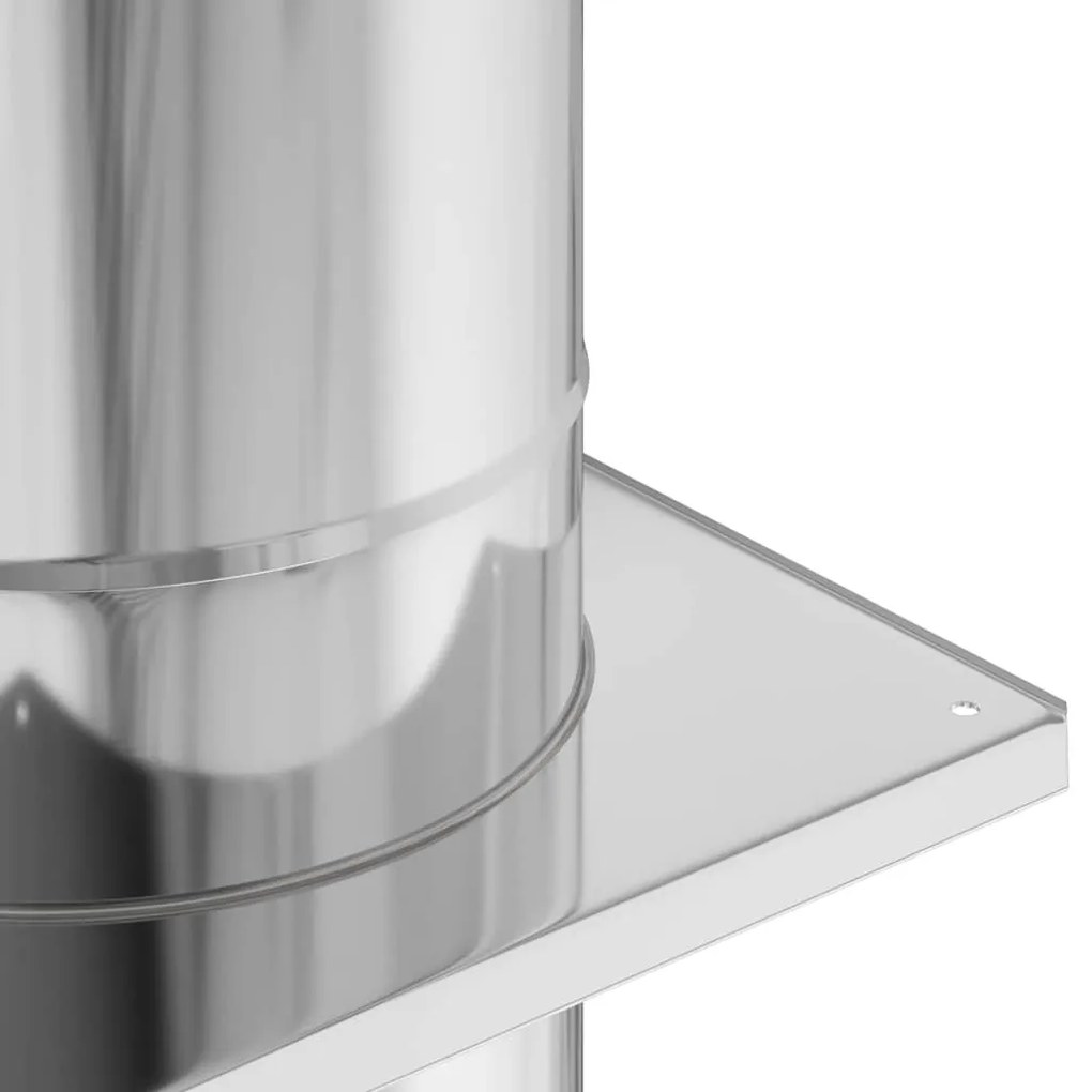Kémény Kiterjesztés Ezüst 35 x 35 x 65 cm Rozsdamentes acél