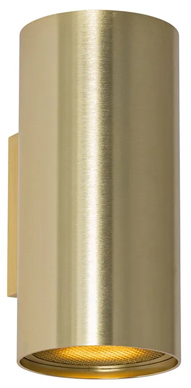 Design fali lámpa arany kerek 2-lámpás - Sab Honey