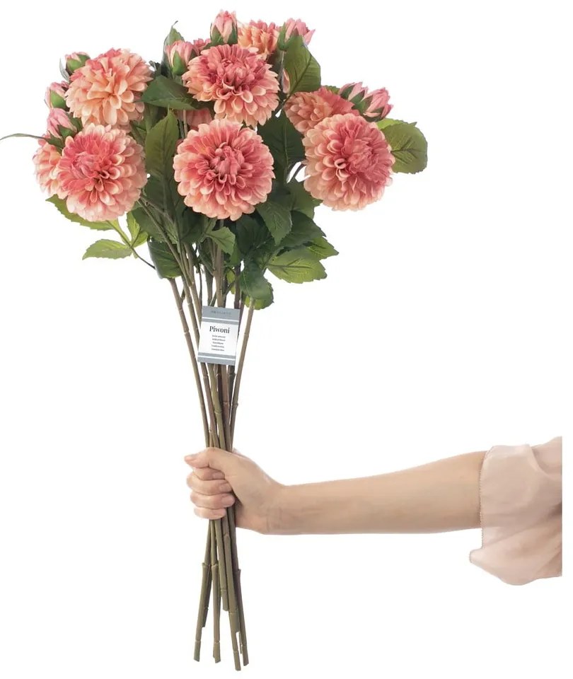 Művirág szett 10 db-os (magasság 62 cm) Dahlia – Restilo
