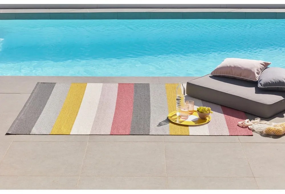 Kültéri párna 38x58 cm Sunny Pale Rose – Pappelina