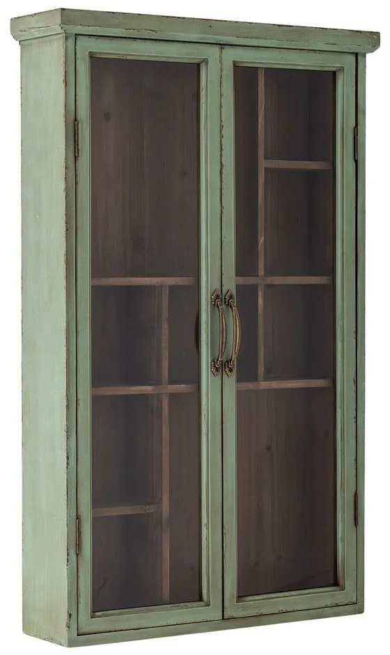 Zöld jegenyefenyő tálalószekrény 50x80x13,5 cm Hazem – Bloomingville