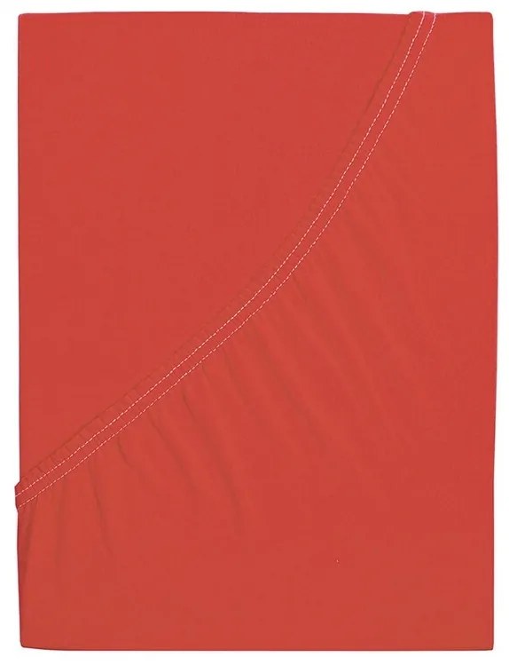 4Home Ideal jersey lepedő eperszín, 160 x 200 cm