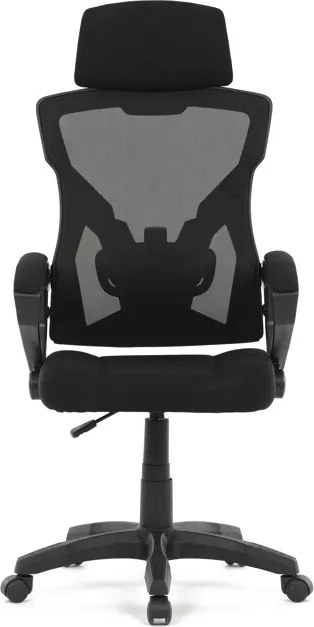 Irodai szék, magasságában állítható, fekete szövet, KA-R223 BK