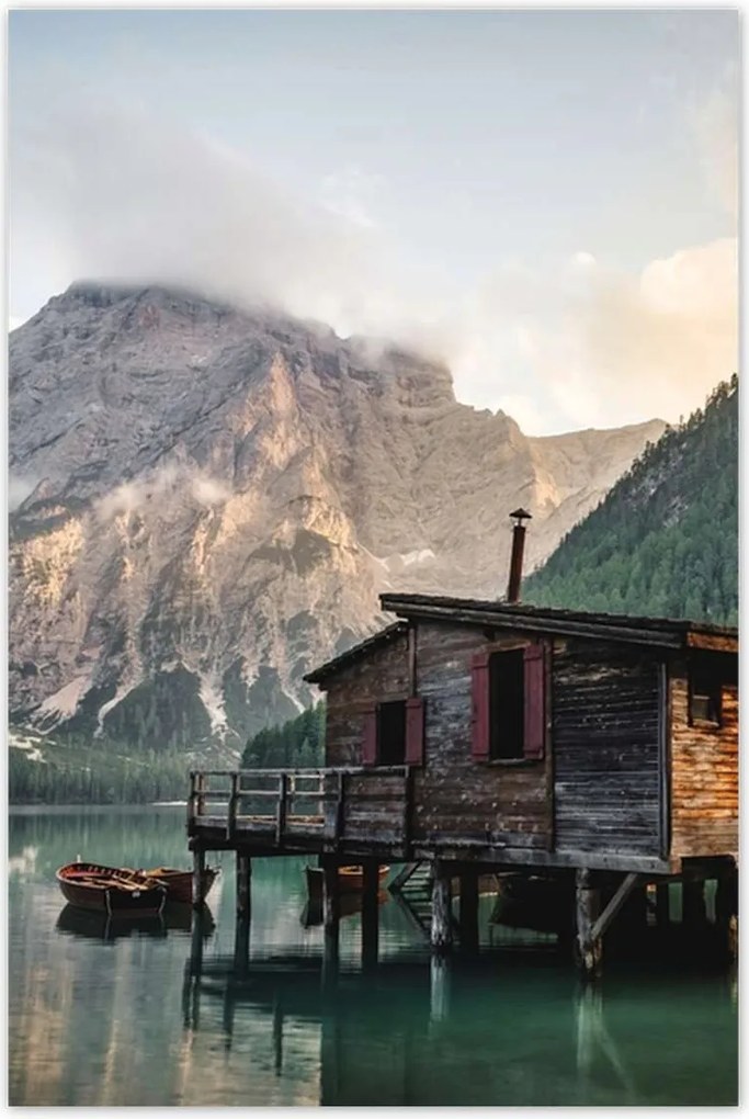 Poszterek 60x90 Hegyi kikötő Csónakok