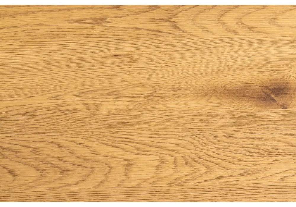 Fekete könyvespolc tölgyfa dekorral 85x141 cm Swindon - Actona