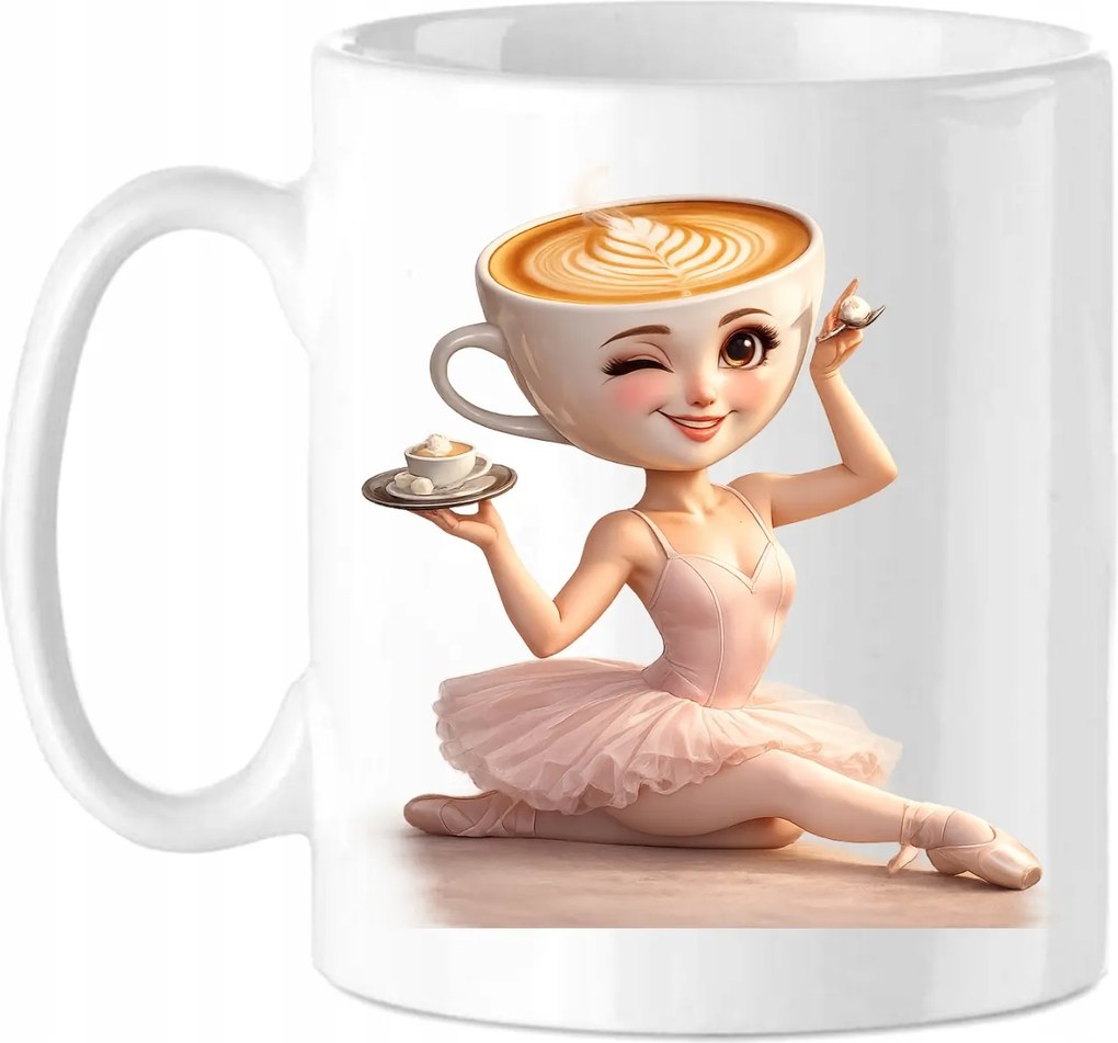 Bögre Ajándék Brainrot Brainrot Ballerina Cappuccina Csésze Tik Tok Mem