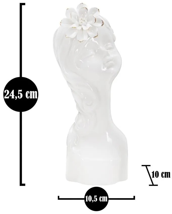 Váza fiatal hölgy 10,5x10x24,7cm