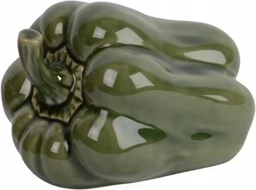 Paprika figura porcelán zöld 9cm