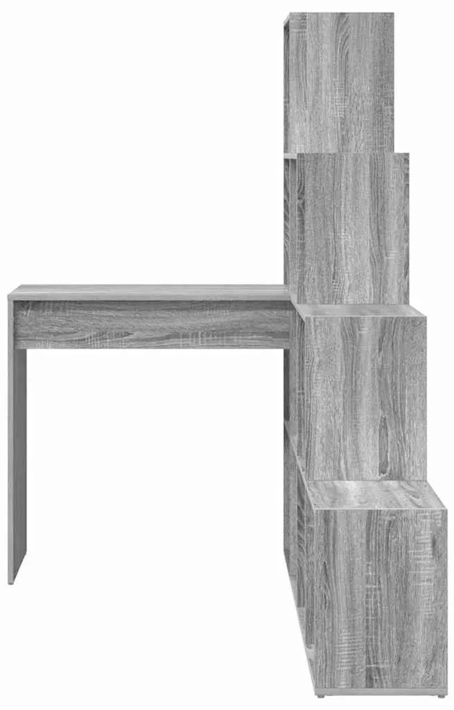 Sarokíróasztal Szürke sonoma 101,5 x 149,5 x 149,5 cm Faanyag