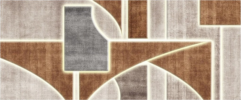 Kép - Alakzatok (120x50 cm)