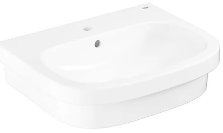 GROHE 39337000 - EURO CERAMIC ráültethető mosdó 600 × 480 mm kerámia/fehér