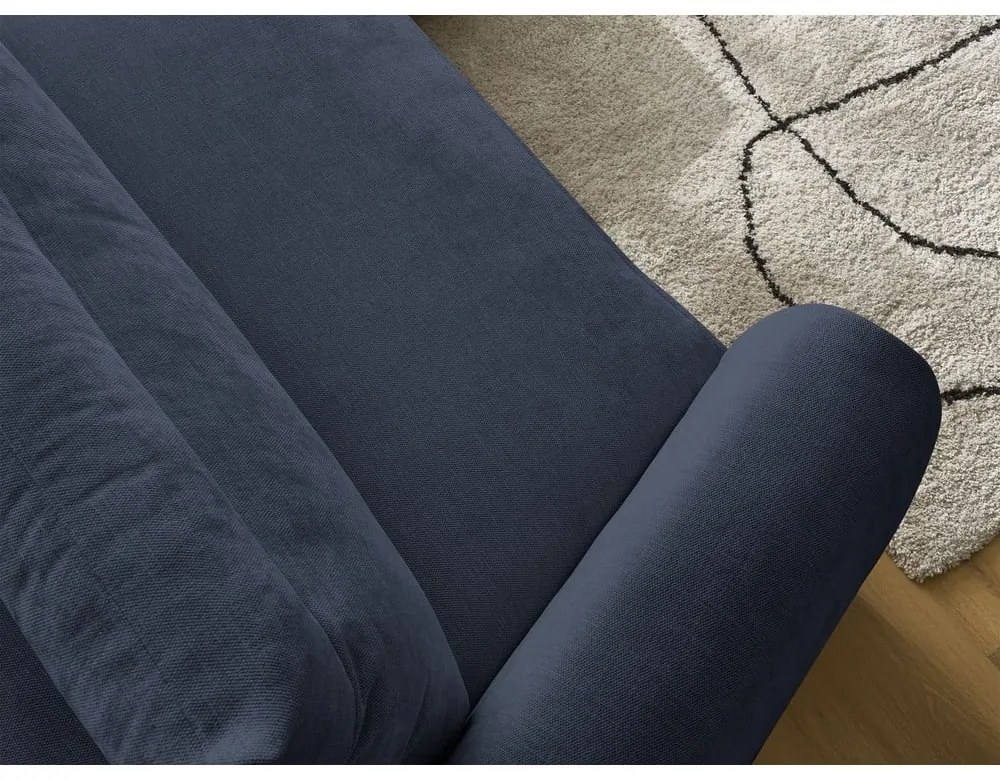 Sötétkék sarokkanapé Aden – Bobochic Paris