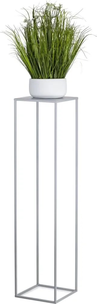 Virágállvány 100x24 cm szürke