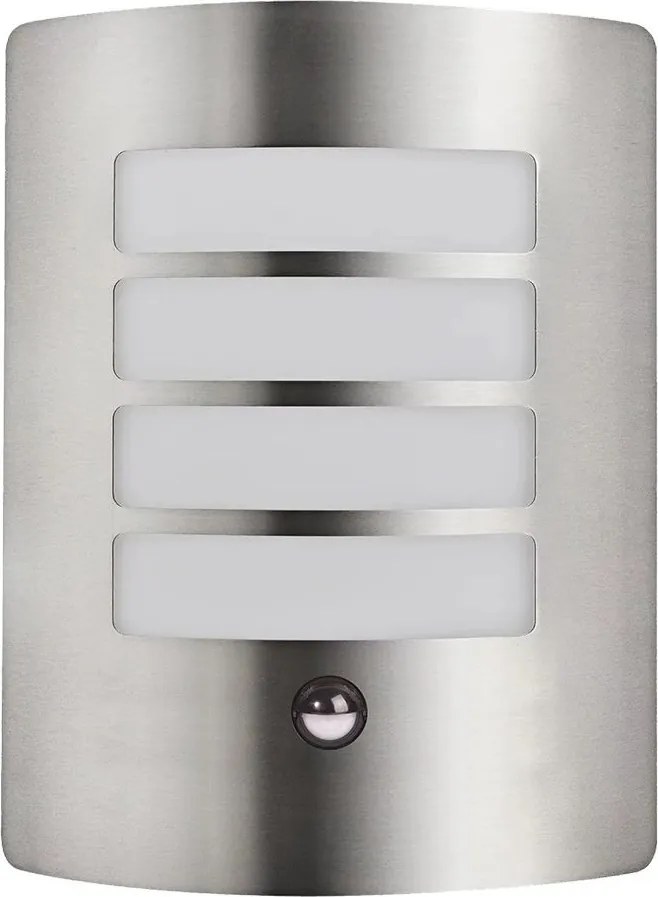 PREZENT 61016 MEMPHIS Modern Kültéri Fali Lámpa Opál, Ezüst E27 IP44