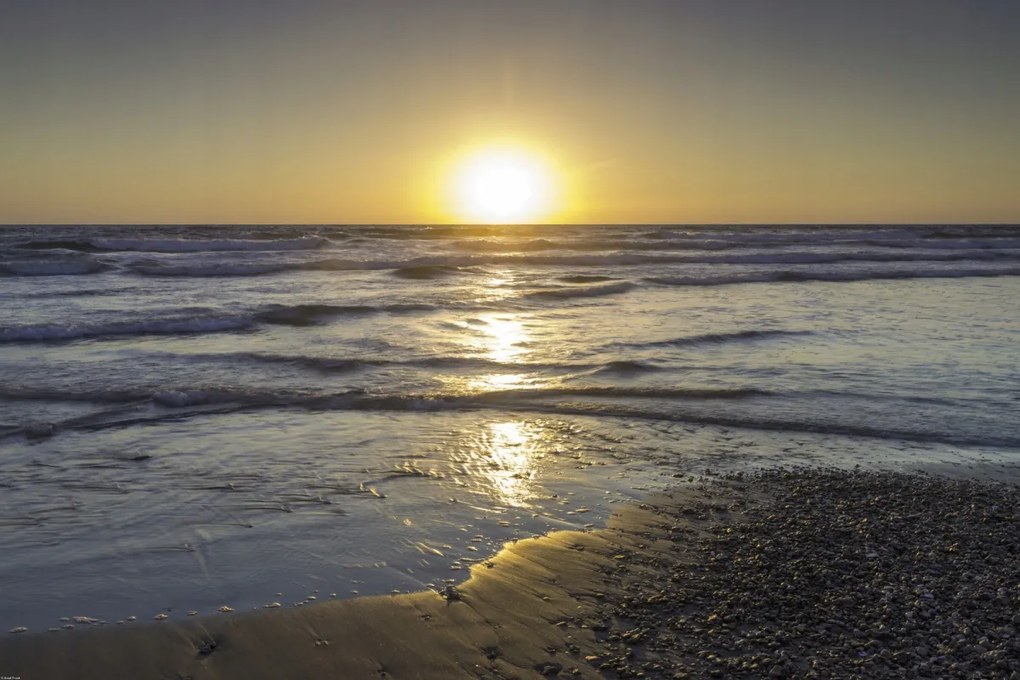 Poszter 91,5x61cm Csendes naplemente a tengerparton, Assaf Frank