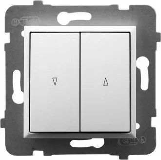 Aria Redőnykapcsoló zárral fehér LP-7UB/m/00 Ospel